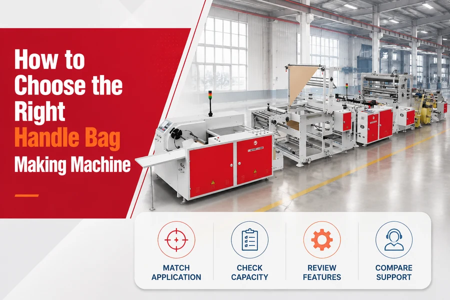 handle bag making machine promotional poster for How to Choose the Right Handle Bag Making Machine